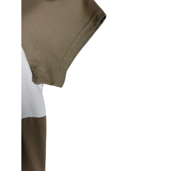 NWT Ben Sherman T-shirt Men's Brown Crewneck Pocket  XL striped two tone - Picture 3 of 6